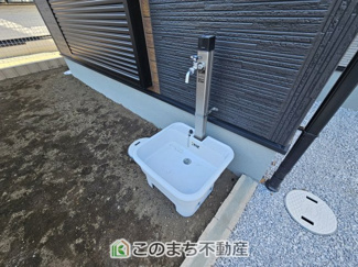 【設備】 | LiveleGarden.S第2下野緑　1号棟 | 外水栓はアウトドアやガーデニング、車のお手入れにも活躍します。