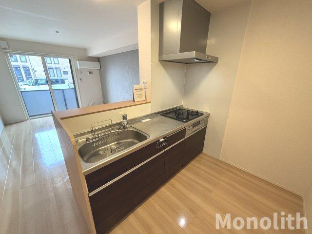 JIN輝A棟のキッチン