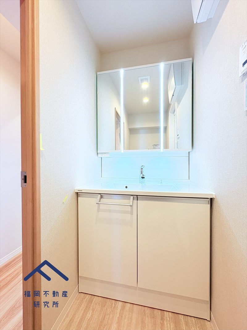 ダイアパレス大橋南弐番館の独立洗面台