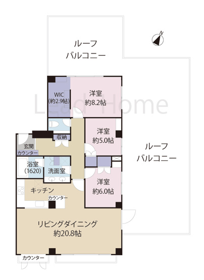 【間取り】 | ロイヤルヴィーゼ学芸大学
