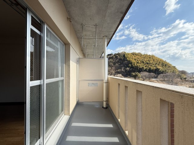 カレッジヒルズのバルコニー