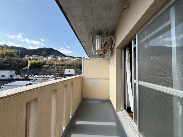 カレッジヒルズのバルコニー