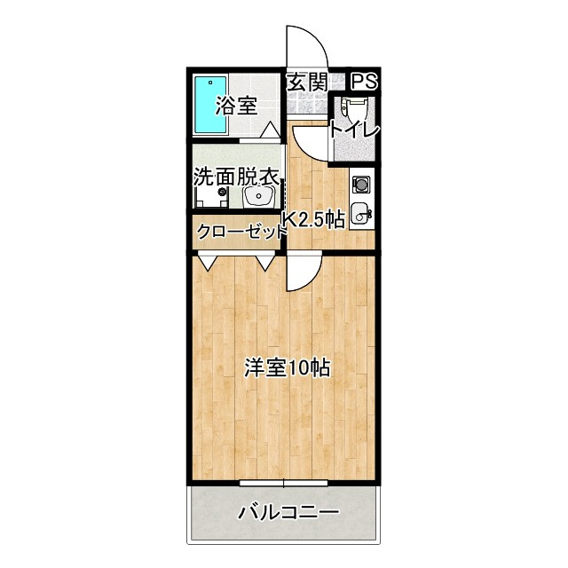 カレッジヒルズの間取り