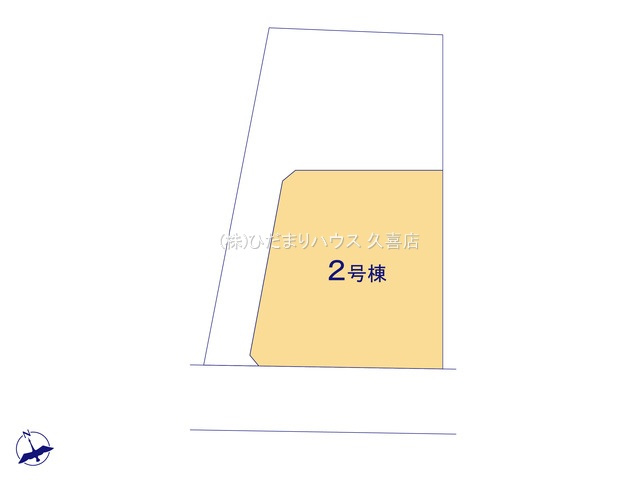 羽生市加羽ヶ崎　新築一戸建て　02　グラファーレの区画図|全２棟