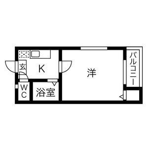 メゾン ド トリアノン　名古屋市賃貸　仲介手数料無料の間取り
