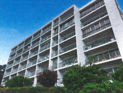 【外観】 | 芦屋グランドハイツ | 閑静な住宅街に建つ　７階建てのマンションです