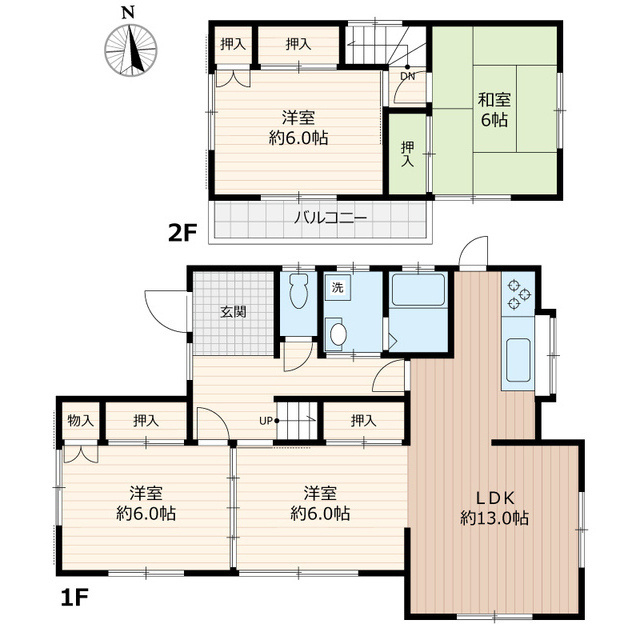さいたま市桜区戸建の間取り