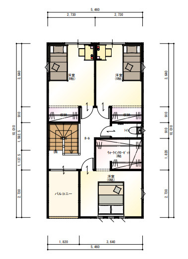生石町新築建売A棟の間取り