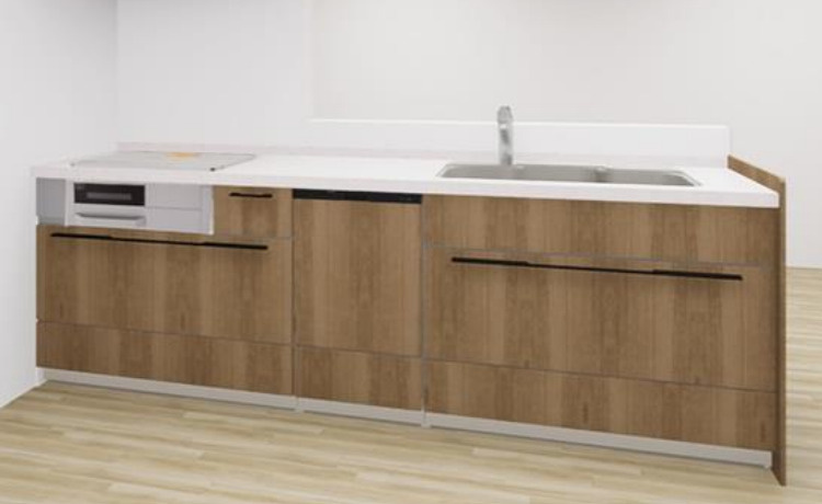 生石町新築建売A棟のキッチン|イメージパースの為現況と異なる場合があります。