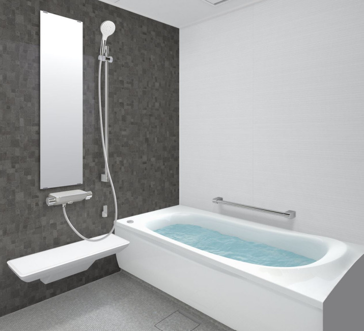 生石町新築建売A棟の浴室|イメージパースの為現況と異なる場合があります。