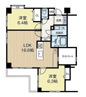 【間取り】 | パークプラザ香枦園