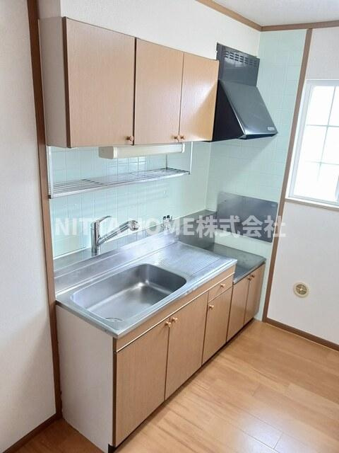 フロレスタⅡのキッチン|ガスコンロ設置可能なキッチン◎