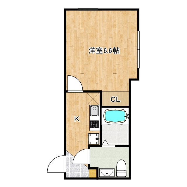 Reberty赤羽Ⅱの間取り|間取り図です