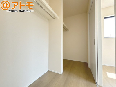 【収納】 | 駿河区向敷地14期　新築戸建　D号棟 | 収納家具を減らせる容量の大きなクローゼット♪