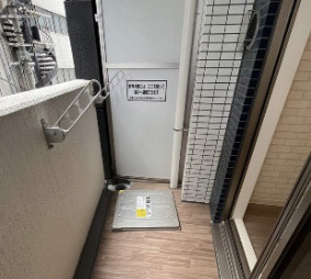 プレサンス梅田Ⅱのバルコニー