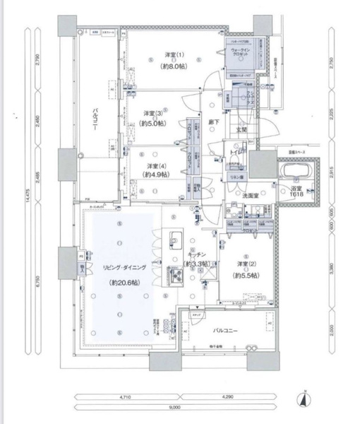 【間取り】 | オーシャン&フォレストタワーレジデンスEAST☆仲介手数料無料☆