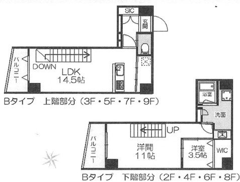 【間取り】 | プレミアム長瀬駅前