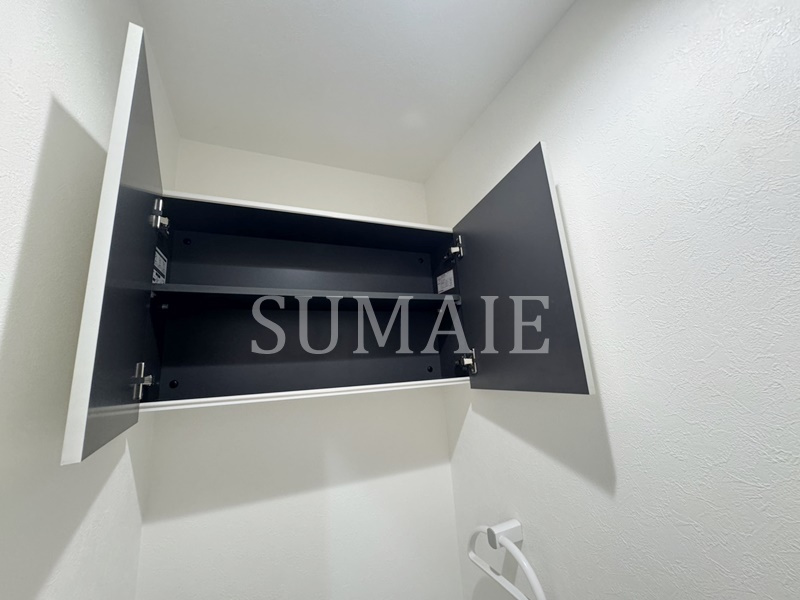 戸田公園ステイタスのトイレ|収納付きです