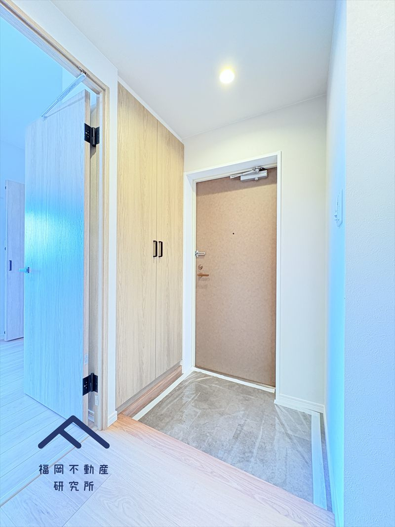 パロスリバーコート博多弐番館の玄関