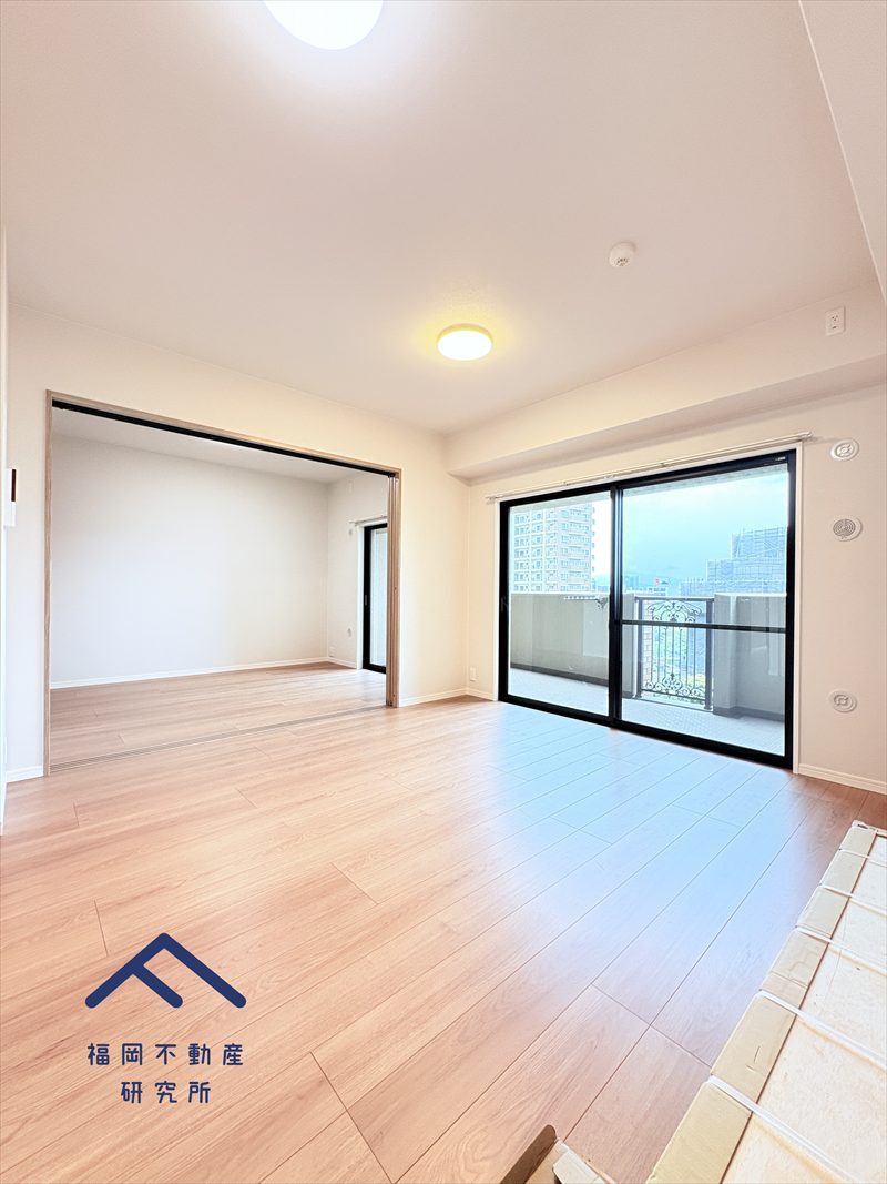 パロスリバーコート博多弐番館の居間・リビング