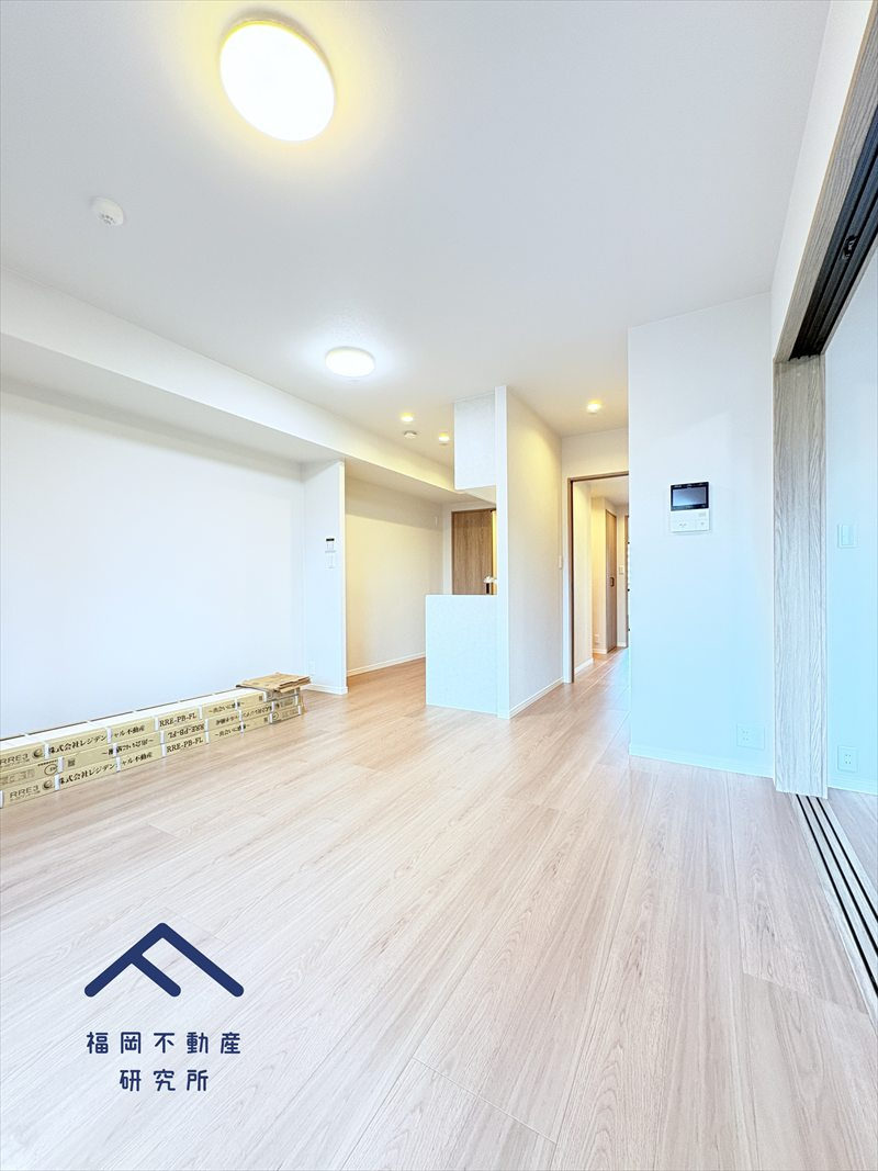 パロスリバーコート博多弐番館の居間・リビング