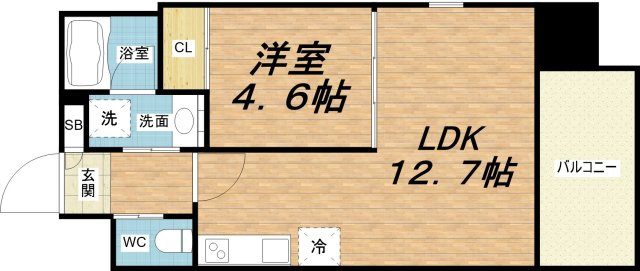 【間取り】 | プレジオ弁天町