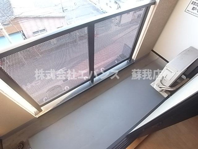 【バルコニー】 | ラッキーベル鈴幸Ｂ | 落ち着いた時間を過ごせるバルコニーです