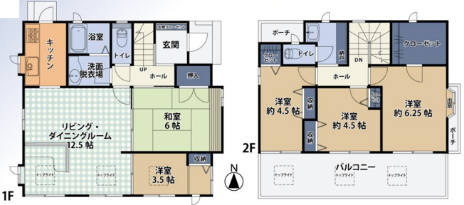 【間取り】 | 東松山市殿山町　中古戸建