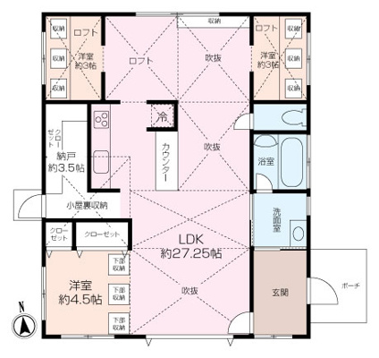 【土地約６０坪！平成２７年築の平家戸建住宅】長後駅１３分の画像