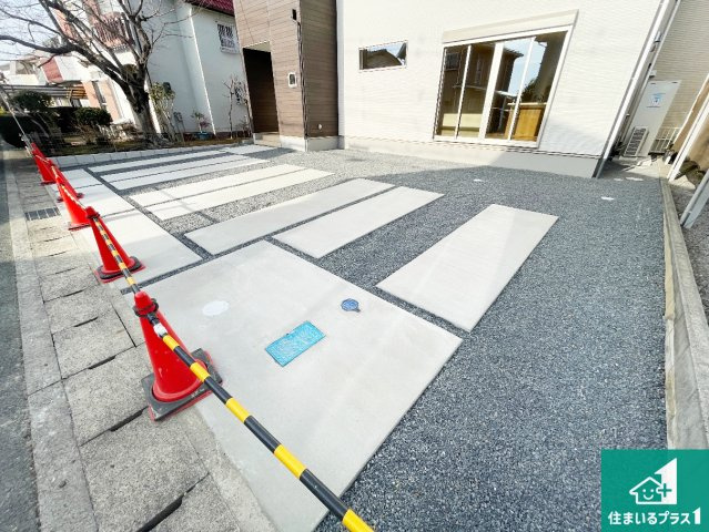 野洲市大畑　第2期　新築一戸建ての駐車場|駐車スペース！散水栓があるので、こまめに愛車を洗えます！