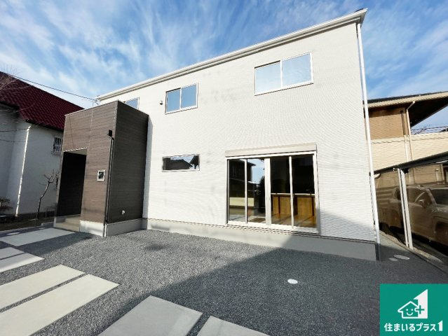 野洲市大畑　第2期　新築一戸建ての外観|安心の10年保証！外観を美しく保ち、雨水で汚れを落とします！気になることがありましたら、お気軽にお問い合わせください！