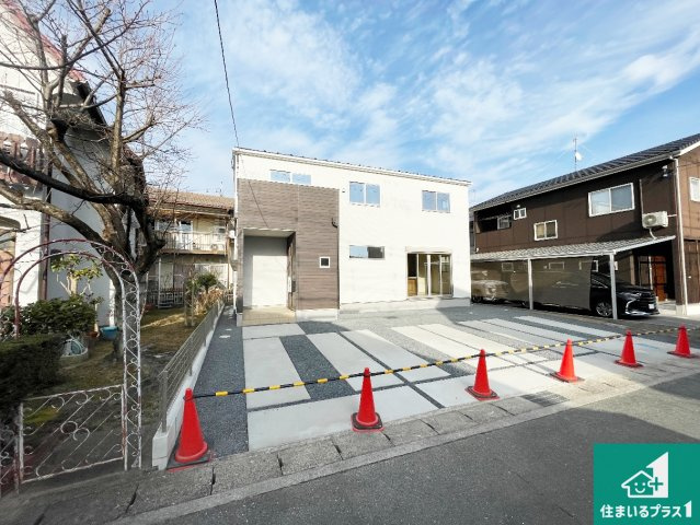 野洲市大畑　第2期　新築一戸建ての外観|安心の10年保証！外観を美しく保ち、雨水で汚れを落とします！気になることがありましたら、お気軽にお問い合わせください！