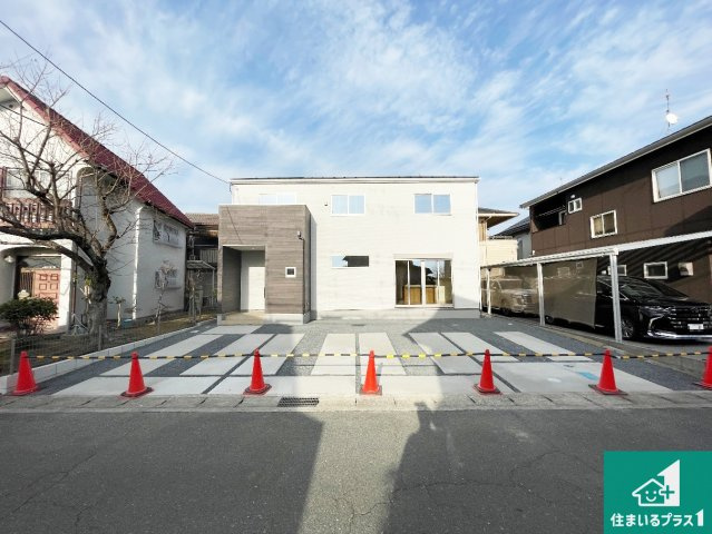 野洲市大畑　第2期　新築一戸建ての外観|お客様に長く安心して住んでいだだける事にこだわった家づくり！住んでからのアフターサービスにもしっかりと取り組んでいます！