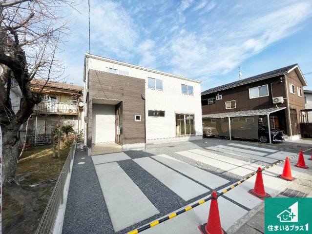 野洲市大畑　第2期　新築一戸建ての外観|安心の10年保証！外観を美しく保ち、雨水で汚れを落とします！気になることがありましたら、お気軽にお問い合わせください！