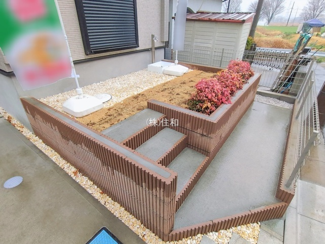 富士見市大字水子の新築一戸建の庭
