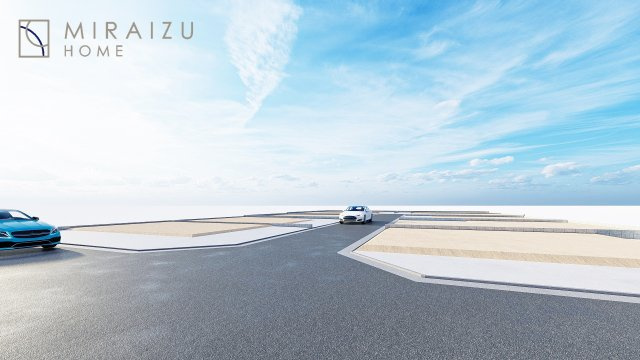 【前面道路含む現地写真】 | 陽の光をたっぷりと浴びながら気持ち良く生活が出来ます。夢のマイホーム、夢ではなく実現出来ます！見学・ご相談等、お気軽にご連絡下さい。