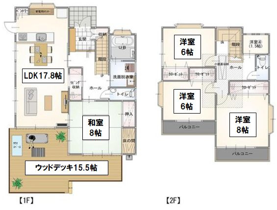 小山市雨ケ谷の間取り