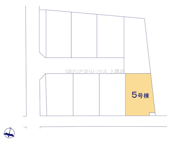 西区宝来　新築戸建　リーブルガーデン05の区画図