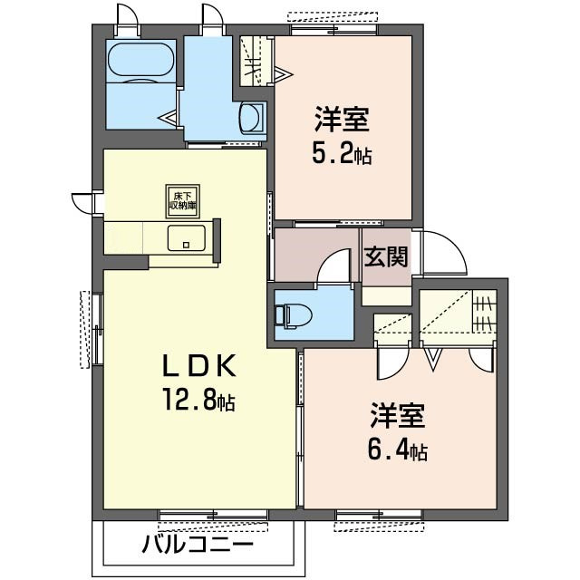 アズールコートの間取り
