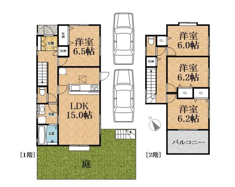 四街道市もねの里２丁目の間取り