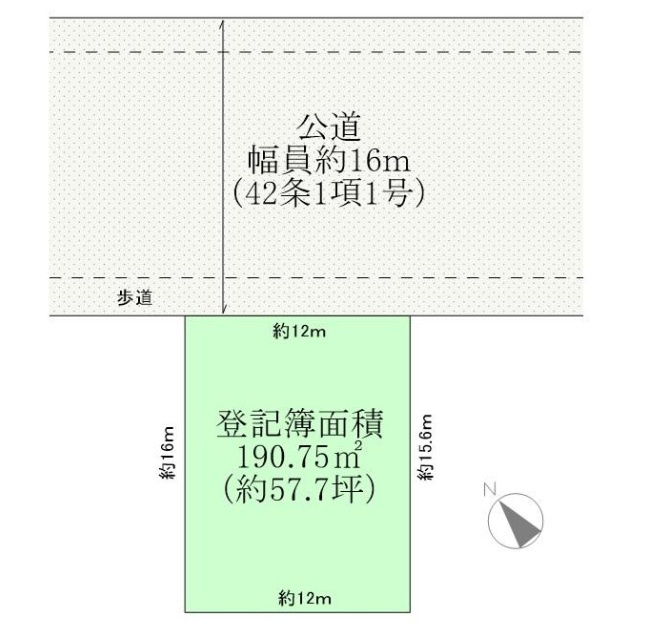 四街道市もねの里２丁目の区画図