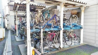 メゾン・ド・ヴィレ浅草橋のその他共用部分|駐輪場です。