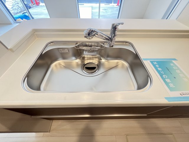 桜井市西之宮全2棟のキッチン|ステンレスシンク