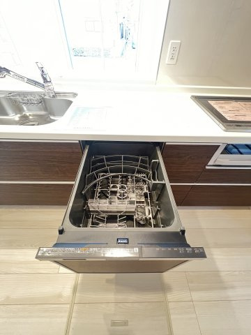 桜井市西之宮全2棟のキッチン|食器洗い乾燥機