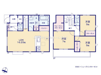 【区画図】 | 立川市柏町4丁目　新築戸建　【全8棟】