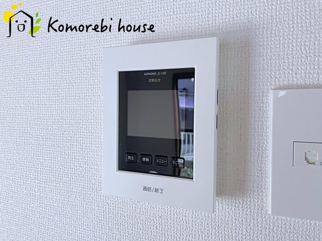 鴻巣市稲荷町　1期　中古一戸建ての防犯設備|モニター付インターホンです