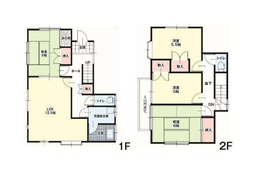 鴻巣市稲荷町　1期　中古一戸建ての間取り|鴻巣市稲荷町　1期　中古一戸建て、4LDK、土地面積114.57m2、建物面積91.50m2