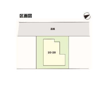 鴻巣市稲荷町　1期　中古一戸建ての区画図