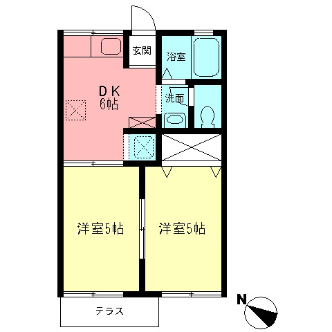 チェリーロード2の間取り