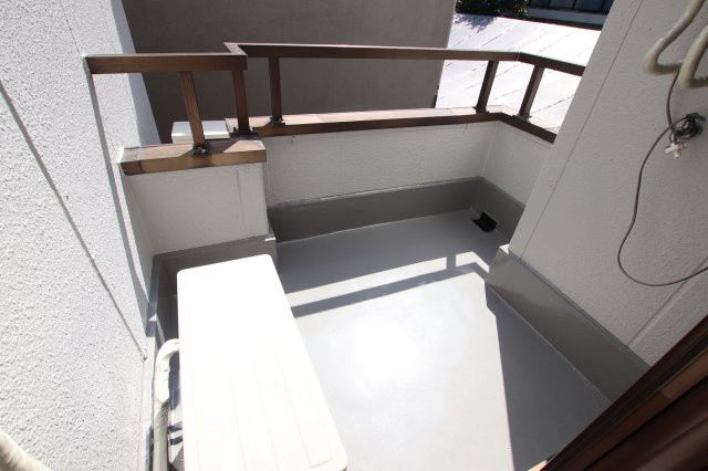 ルミナス町屋のバルコニー